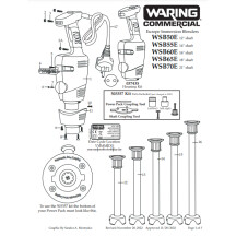 Horeca Parts - Waring Gewerbemixer WSB60E