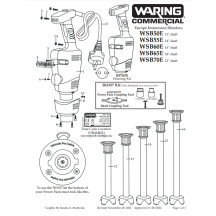 Horeca Parts - Mikser Waring Commercial WSB65E