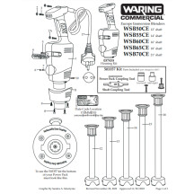 Horeca Parts - Waring Komerční mixér WSB70CE