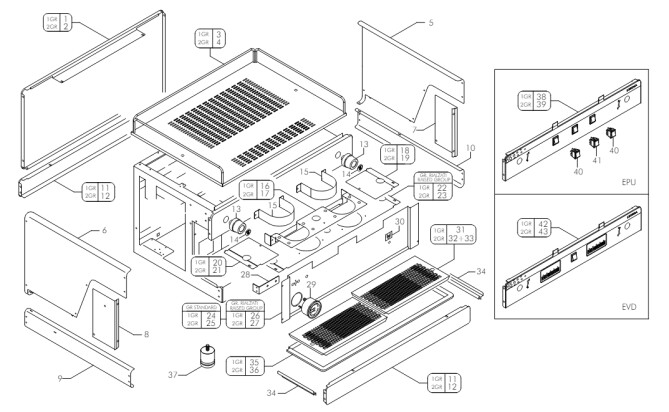 Horeca Parts - Ekspres do kawy kolbowy - Wega Luna