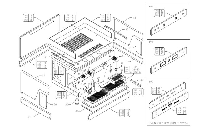 Horeca Parts - Kolbenkaffeemaschine Wega Pegaso