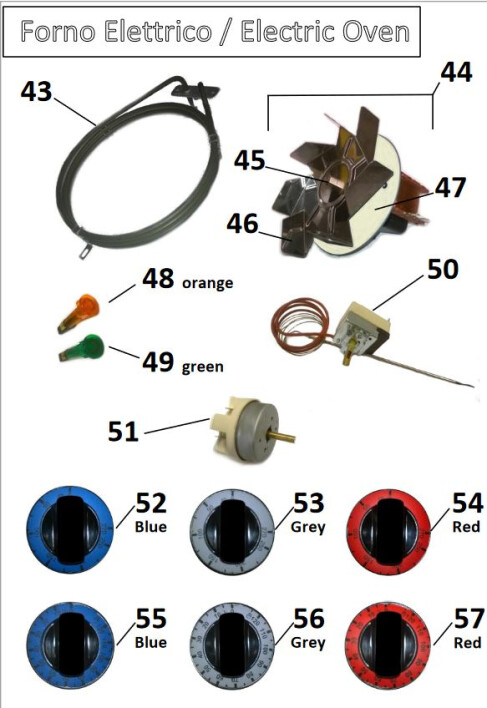 Horeca Parts - Kuchnia elektryczna 6-płytowa Kitchen Line z konwekcyjnym piekarnikiem elektrycznym GN 1/1 Hendi  226247