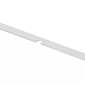Horeca Parts - Transparent plastic strip L 434mm wide 25mm hole diameter 3mm thickness 2mm - Berkel