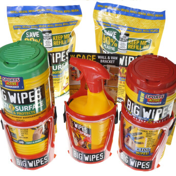 Horeca Parts - Big Wipes VAN SYSTEM - Zestaw