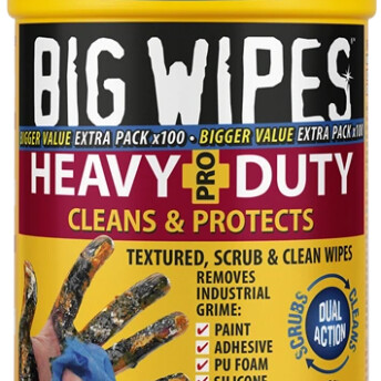 Horeca Parts - Big Wipes - Ściereczki czyszczące czerwone Heavy-Duty Pro+, 100 sztuk