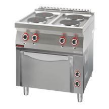 Horeca Parts - Elektrický sporák Kromet 700.KE-4