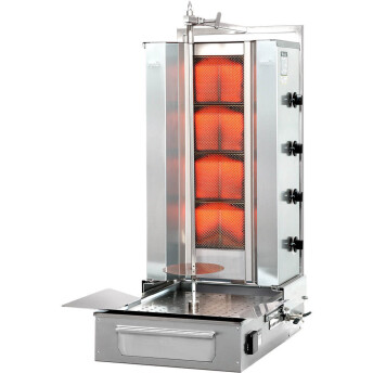 Horeca Parts - Gas-Dönerbräter Stalgast F GD 4, P 14 KW, G 30 (777560)