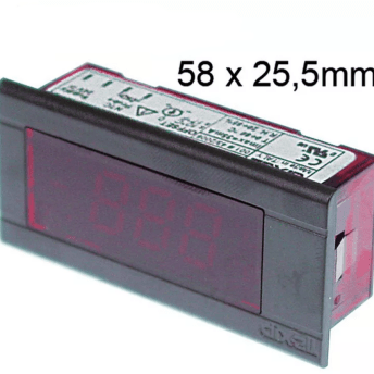 Horeca Parts - DIXELL Thermometer Typ XT11S Einbaumaß 58x25.5mm 0 bis 60°C 24V AC DC NTC - Tunnelspülmaschine Dihr, Luxia (378046)