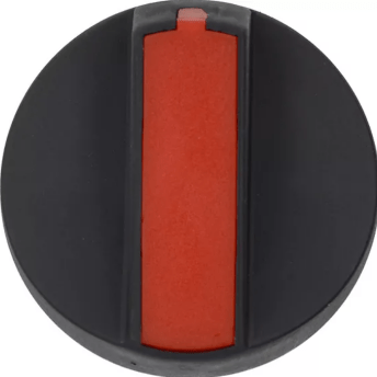 Horeca Parts - Schalter-Drehknopf mit Nullstellung Ø 67 mm, Befestigung 10×9 mm, schwarz – Angelo Po (3241037)