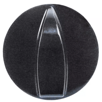 Horeca Parts - Schalterknopf, Null-Markierung, Ø 42 mm, Befestigung 6x4,6 mm, schwarz – Elektrischer Toaster Sammic (3241586)