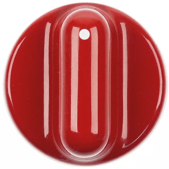 Horeca Parts - Pokrętło znak zerowy ø 40mm wał ø 6x4,6mm wał płaski dolny czerwony - Rożen elektryczny Cb (5055243)