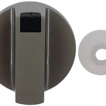 Horeca Parts - Pokrętło znak zerowy ø 40,5mm wałek ø 6x4mm wałek płaski górny z częścią plastikową wys. 21,5mm - Płyta indukcyjna Mcc Trading International (5977201)