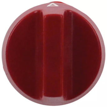 Horeca Parts - Pokrętło znak zerowy ø 54mm wał ø 7x5mm wał płaski dolny czerwony
