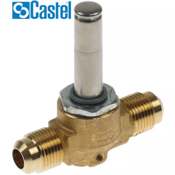 Horeca Parts - Korpus zaworu elektromagnetycznego NC DN 2,5mm przyłącze 3/8" SAE L 65mm chłodnictwo - Castel (3120156)