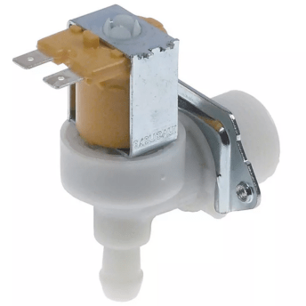 Horeca Parts - 24VDC Eck 1-Wege-Magnetventil, 3/4" Eingang, ø11,5 mm Ausgang, Durchfluss: 10 l/min Eingang, 0,25 l/min Ausgang - Meiko