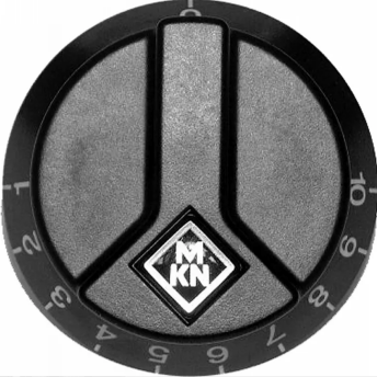 Horeca Parts - Thermostat knob 1–10, Ø 65 mm, shaft Ø 6×4.6 mm, flat upper shaft – Glass ceramic cooker MKN (5991834)