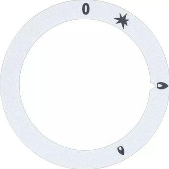 Horeca Parts - Skala pokrętła do zaworu gazowego śr. zew. 63mm - Kuchnia gazowa Mbm (5191031)