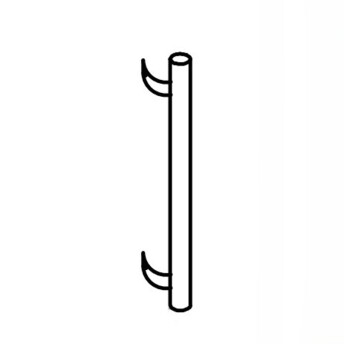 Horeca Parts - Uchwyt/klamka ze stali nierdzewnej - Szafa mroźnicza Hendi 236062, 236079