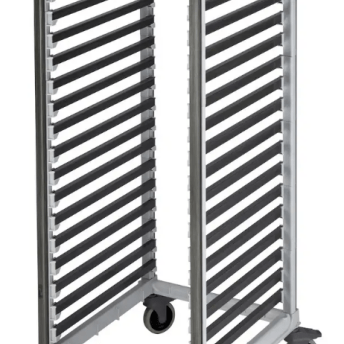 Horeca Parts - Cărucior de transport containere 18× GN 2/1, 645 x 835 x (H) 1707 mm, Cambro