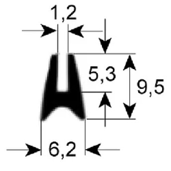 Horeca Parts - Glass gasket - Lainox stove