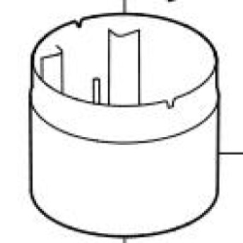 Horeca Parts - Obudowa silnika - Mikser ręczny Robot Coupe CMP 250 V.V., CMP 250 Combi, CMP 300 V.V., CMP 300 Combi, MP350 Ultra V.V. (711251, 711252, 711300, 711302, 711350)