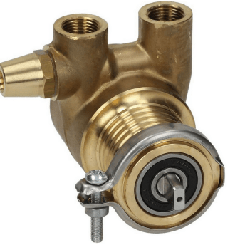 Horeca Parts - NUERT Pumpenkopf 83mm lang 100l/h Durchmesser 3/8“ NPT