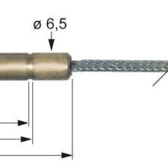 Horeca Parts - Thermocouple M9x1 L 900mm connection 6mm