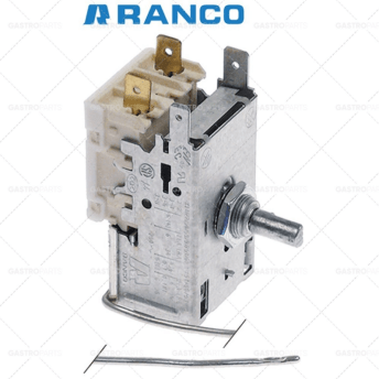 Horeca Parts - Termostat chłodniczy RANCO typ K50B-S3508 śr. czujki 2mm kapilara 1500mm