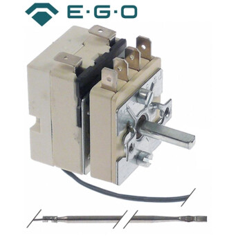 Horeca Parts - EGO Thermostat Series 55.13_ Temperature max. 300°C 1 pole 1CO 16A sensor diameter 3mm