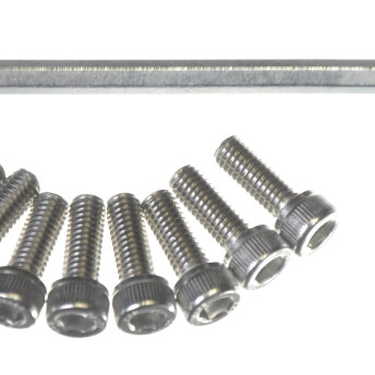 Horeca Parts - Zestaw śrub - Stół roboczy przyścienny- skręcany 1000x700x850 mm, Hendi 812723