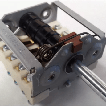 Horeca Parts - Przełącznik krzywkowy 2 pozycje robocze sekwencja przełącznika operacyjnego 0-1 wał ø 6x4,6mm - Płyta grzewcza elektryczna Mbm