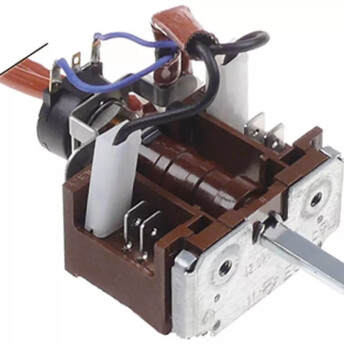 Horeca Parts - Cam switch 2 position sequence 0-1 16A 2no 6x4.6mm mounting length 23mm (40G3298)