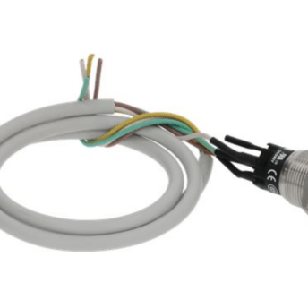 Horeca Parts - Pushbutton mounting dimension ø19,2mm 1NO 240V connection cable 700mm 3A (5184322)
