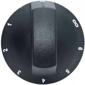 Horeca Parts - Pokrętło czarne 0 6+INF - Kuchnia elektryczna Tecnoinox (7127851)