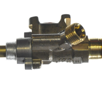 Horeca Parts - Zawór palnika średniego SABAF typ 10 wej. śr. rurki 14mm wyj. 1/4" podł. termopary M8x1 - Kuchnia gazowa 5-palnikowa 225707 Hendi (G101748, 01205110, 00000780)