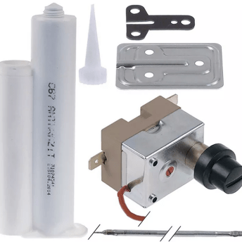 Horeca Parts - Sicherheitsthermostat 1-Phase 318 °C 3x137mm Kapillarlänge 1260mm 330°c - Unox Öfen, Stalgast (5144382)