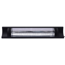 Horeca Parts - Încălzitor de terasă cu infraroșu Bola negru, 230V/2500W, 912x185x(H)174mm Hendi 272428
