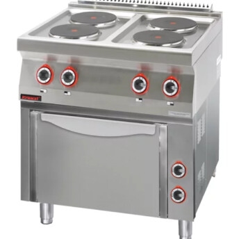 Horeca Parts - Electrical kitchen with an electric oven Kromet 700.KE-4 / PE-2