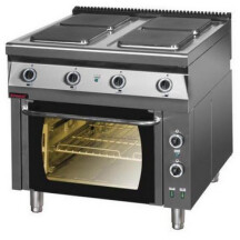 Horeca Parts - Electrical kitchen with an electric oven Kromet 900.KE-4PE / T