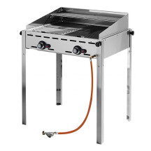 Horeca Parts - Gril gazowy 2-palnikowy Hendi