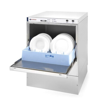 Horeca Parts - Dishwasher 50x50, 400V, manual, with detergent dispenser and drain pump Hendi 233054 (Vergina 50)