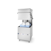 Horeca Parts - Zmywarka kapturowa do naczyń, manualna, z dozownikiem detergentu Hendi 233061 (Turbo 1500)