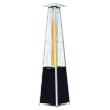 Horeca Parts - Gas flame heating lamp - pyramid, HENDI, 11.2kW, 500x500x(H)2220mm