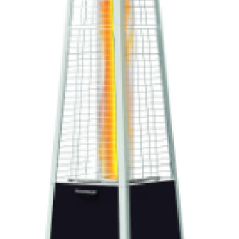 Horeca Parts - Lampa grzewcza gazowa z płomieniem – piramida, HENDI, 11,2kW, 500x500x(H)2220mm