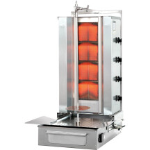 Horeca Parts - Plynový pekáč kebabu Stalgast F GD 4, P 14 KW, G 30 (777560)