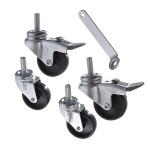 Horeca Parts - Zestaw 4 kółek - miesiarka spiralna Hendi ITR10,ITR20,ITR30,IBT10,IBT20,IBT30,226346,226339,226360,226209,226308,226315