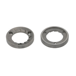 Horeca Parts - FIORENZATO CS/QUAMAR RH millstone pair, diameter 63/38 mm, height 9.5 mm, 3 mounting holes - Italmill