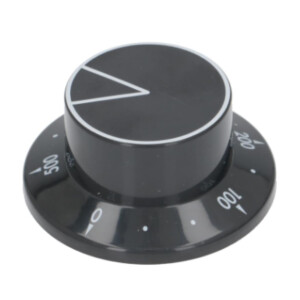 Horeca Parts - Pokrętło czarne śr.50mm 0-500°C - Piec do pizzy (3241928)