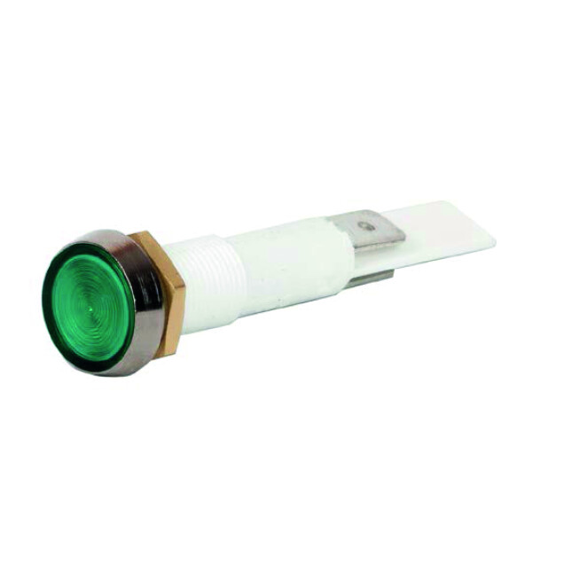 Horeca Parts - Lampka kontrolna sygnalizacyjna ZIELONA C-027500 230V - Urządzenia Kromet