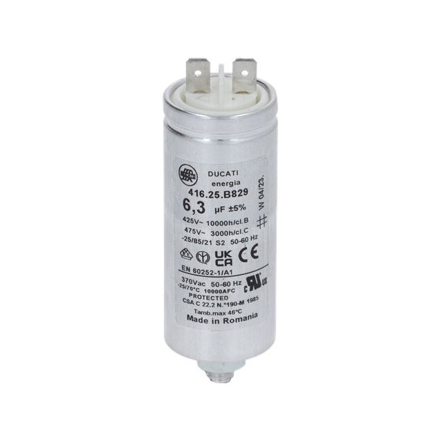 Horeca Parts - Kondensator silnika 6,3 uF - Piec konwekcyjny GGM, Tecnoeka / Hendi 224687, 225097, 224809, EKF311NUD, EKF364NTUD, KDMTE1111N, EKF464NALP (5186137)